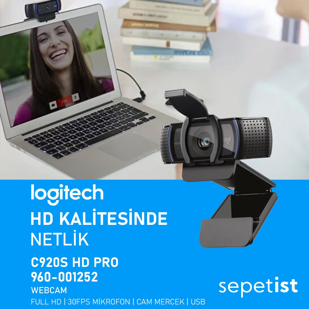 Yüksek görüntü kalitesi, Full HD çözünürlük ve keskin detaylarla dolu Logitech C920s PRO ile her anı yakalayın!

#sepetist #webcam #cam #kamera #hdkamera #canlıyayın #sanal #toplantı