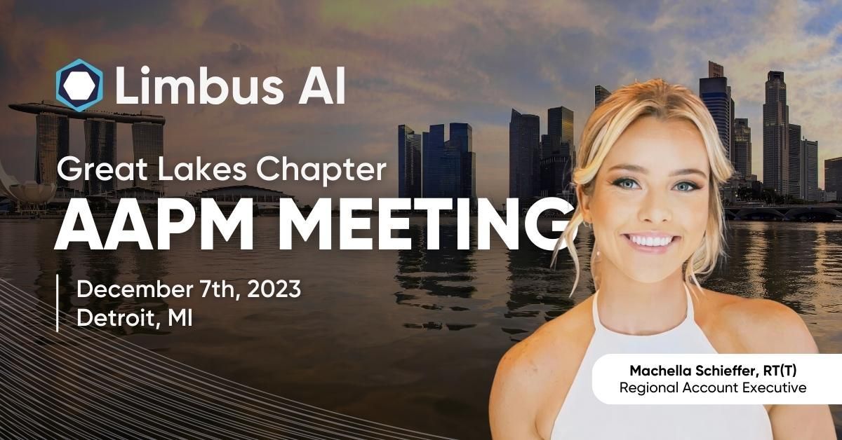 We are pleased to present at The Great Lakes Chapter AAPM Annual Meeting on December 7th. 

🔗 Schedule a Demo: buff.ly/3E4jkWp
🔗 Stay Connected: buff.ly/44kw6e8

#LimbusAI #AAPM #RadiationTherapy #MedPhys #RadiationOncology #LimbusContour #MachineLearning