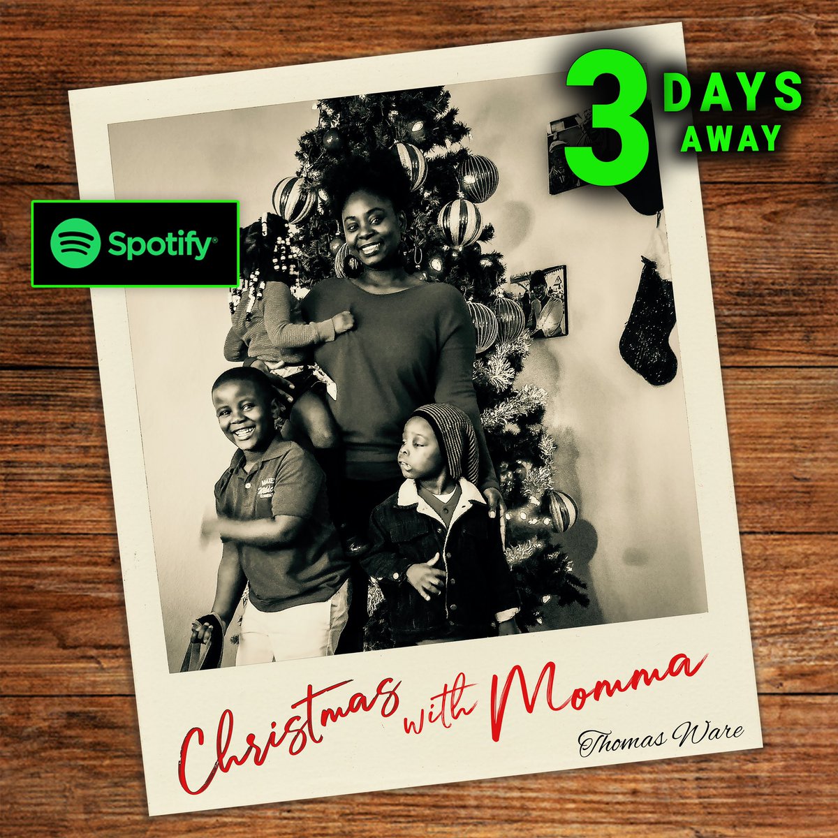 ThomasWare's tweet image. I can't wait till Friday so you can hear "Christmas With Momma" on Spotify! For now, you can check out the song here and save it so you can be one of the first ones to hear it!  open.spotify.com/artist/5czwQsY…

#christmas 🔥 #spotify  #soulfulchristmas #ChristmasMusic