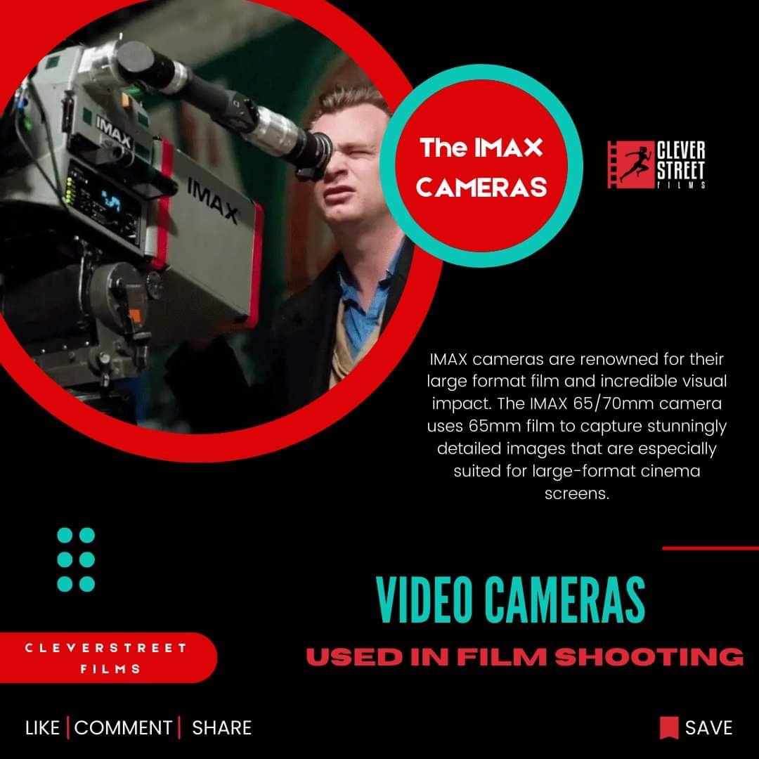 IMAX cameras, especially the ones using film, are still seen as the best for picture quality. Despite all the advanced digital tech and super high resolution available, IMAX cameras are still ahead. 

#CleverstreetFilms #IMAXExcellence #FilmTech #CinematicQuality #IMAXFilmMagic