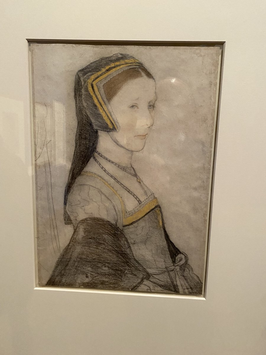 Exquisite art at Holbein exhibition <a href="/RCT/">Royal Collection Trust</a> at The Queen's Gallery, Buckingham Palace + v. interesting lecture about Holbein's life and art prior to working at the Tudor court in England. 
rct.uk/collection/the…