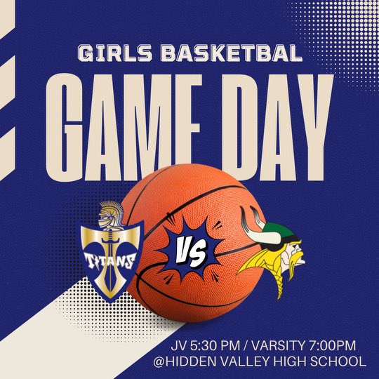HVHS_GBB's tweet photo. IT’S GAME DAY 👏🏻🏀💙💛

🆚 Northside 
📍 HVHS
⏰ JV @ 5:30 &amp; Varsity @ 7:00
📺 @nfhsnetwork 
🗣️ “All the days that you wake up, you got one job and that to get better every single day” - Derrick Rose

#ALLIN #defendhomecourt https://t.co/9R4S84KYjI