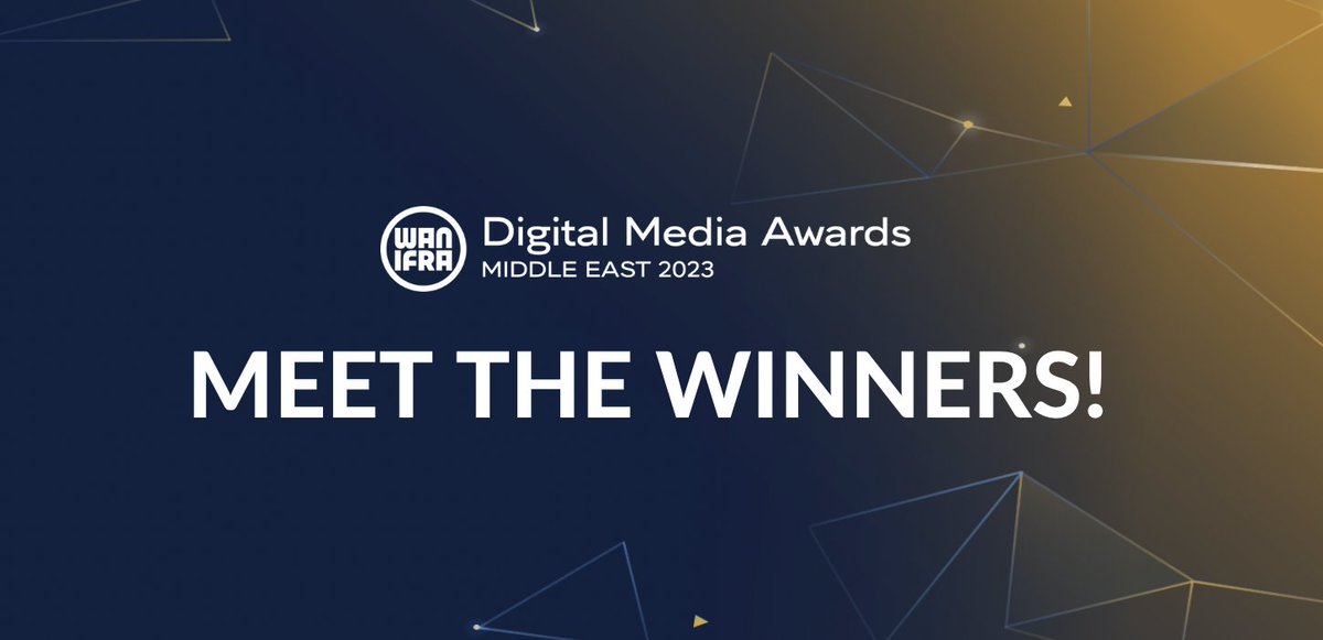NewspaperWorld's tweet photo. 🎉 Congratulations to our 2023 Digital Media Awards Middle East Winners!  Check out the winners at https://t.co/DDsBcnwywS #MEDMA23 https://t.co/v4LETwSiMf