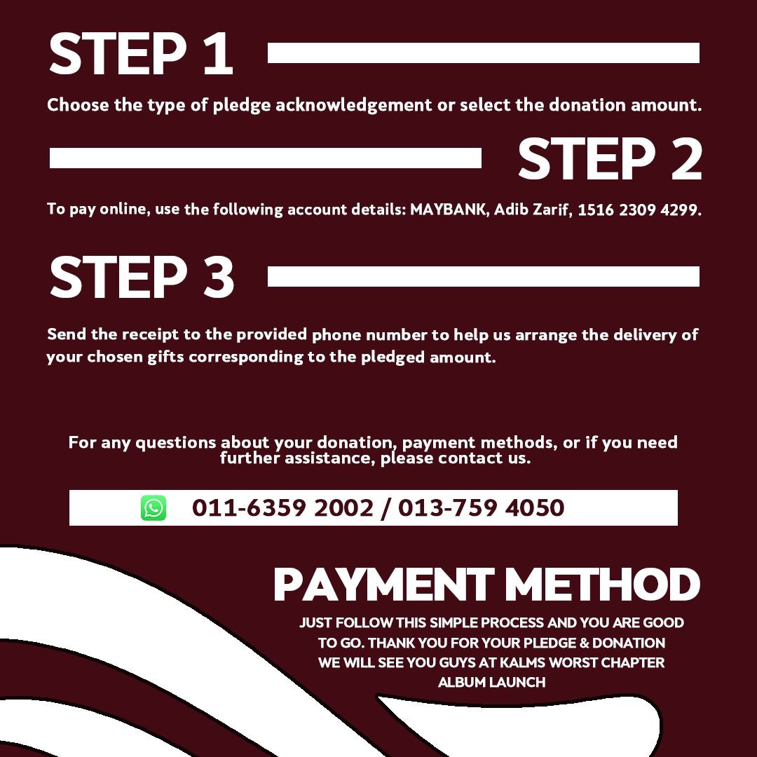 KALMS NEEDS YOU!

Embarking on an exciting musical journey and we need your support! Join us in making our album launch a reality by becoming a pledge. Every contribution counts and helps us bring our music to life. Let's create something special together!