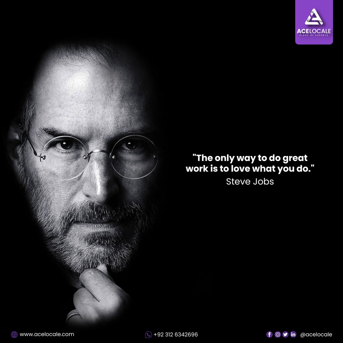 acelocale's tweet photo. 𝐒𝐭𝐞𝐯𝐞 𝐉𝐨𝐛𝐬' 𝐭𝐢𝐦𝐞𝐥𝐞𝐬𝐬 𝐚𝐝𝐯𝐢𝐜𝐞: 𝐆𝐫𝐞𝐚𝐭 𝐰𝐨𝐫𝐤 𝐢𝐬 𝐛𝐨𝐫𝐧 𝐟𝐫𝐨𝐦 𝐥𝐨𝐯𝐞 𝐚𝐧𝐝 𝐩𝐚𝐬𝐬𝐢𝐨𝐧.
𝗚𝗘𝗧 𝗔𝗖𝗔𝗗𝗘𝗠𝗜𝗖 𝗛𝗘𝗟𝗣 
📲𝗣𝗮𝗸𝗶𝘀𝘁𝗮𝗻: +𝟵𝟮 𝟯𝟭𝟮𝟲𝟯𝟰𝟮𝟲𝟵𝟲

#AceLocale #acelocale  #universities #universitystudent #assignmenthelp https://t.co/7D5r9XMcaP