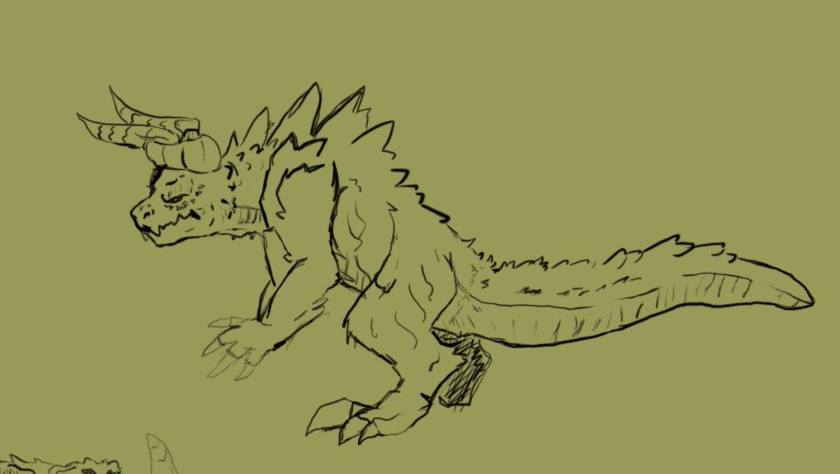 ReiAdoni's tweet image. Bundle of deathclaw doodles 
Got really into freehand lastnight 

#artist #myartwork #referenced #DigitalArtist #deathclaw #fallout