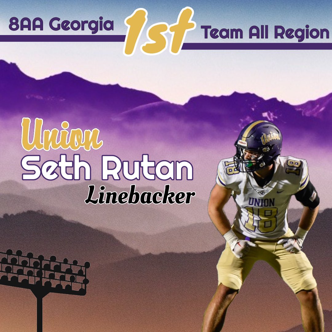 Congrats to Seth Rutan for being selected First Team All Region 8aa at Linebacker. <a href="/RecruitGeorgia/">Recruit Georgia</a> <a href="/NEGARecruits/">Northeast Georgia Recruits</a> <a href="/WDUNSports/">AccessWDUN Sports</a> <a href="/TeamFYNSports/">Team FYN Sports</a>