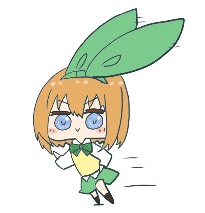 #五等分の花嫁あ…!あれは!!デカリボン四葉ちゃんだ!! 