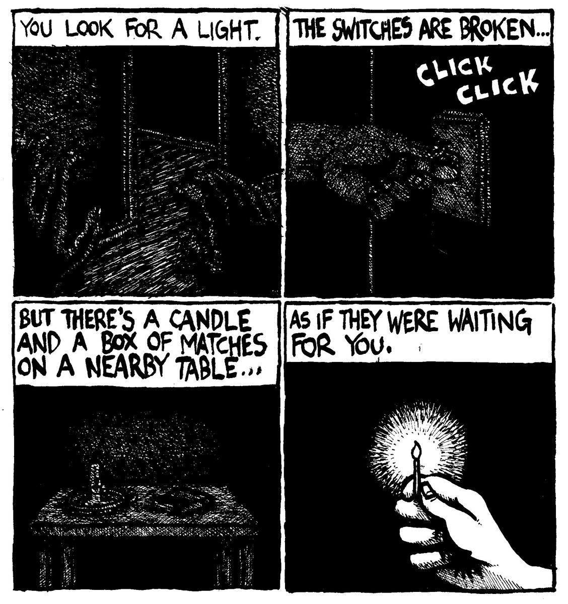 hausofdecline's tweet image. Taking a brief sabbatical from comics and podcasts until December 8. In the meantime, here's a comic series from my Patreon.

"House on the Highway"