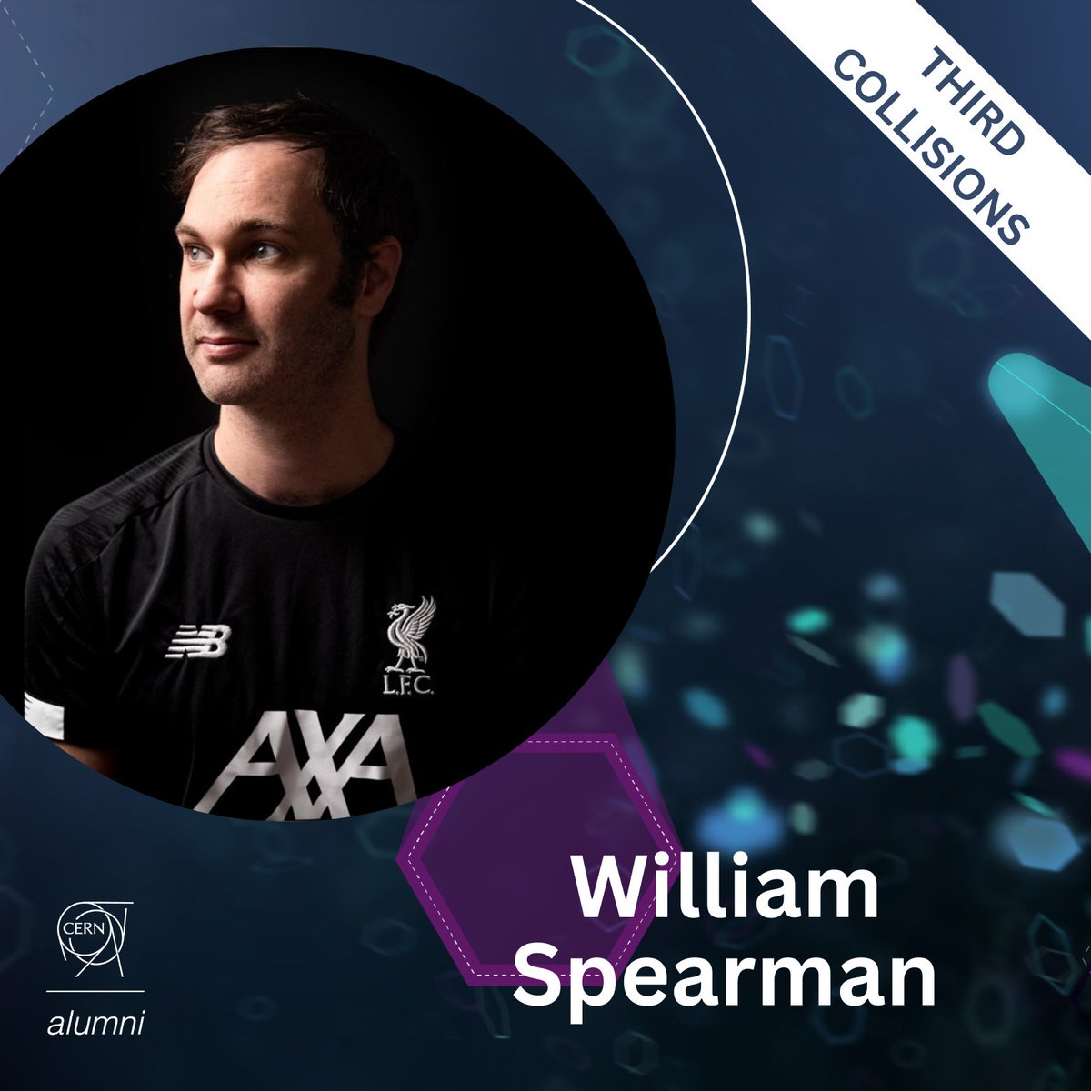 cernalumni's tweet photo. 🚀 William Spearman, our fifth keynote at #CERNAlumni #ThirdCollisions, has a remarkable journey from particle physics at CERN to Director of Research at Liverpool FC.
Join us to hear his insights: https://t.co/qtsKVb9On3⚽ #SportsAnalytics https://t.co/lamfjQIG8i