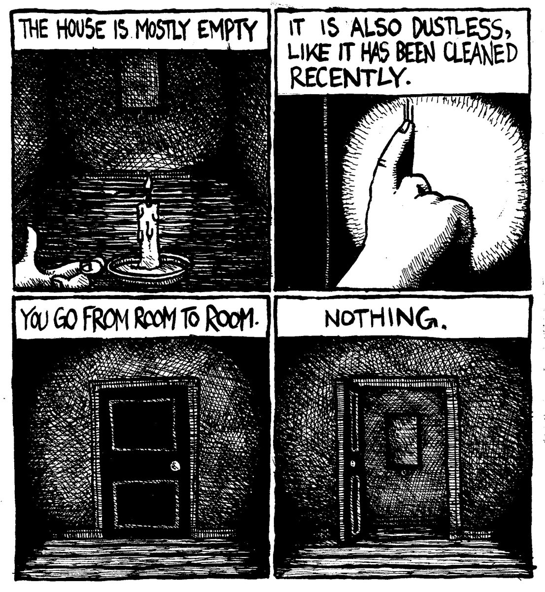 hausofdecline's tweet image. Taking a brief sabbatical from comics and podcasts until December 8. In the meantime, here's a comic series from my Patreon.

"House on the Highway"