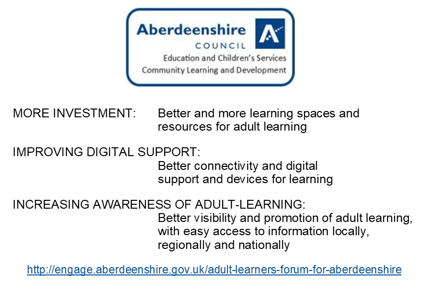 Great to have Aberdeenshire Learner representation at the <a href="/SLPLearn/">Scotland's Learning</a> #ChristmasWishes event today in Holyrood.
#AdultLearningMatters
#LearnerVoice
#BecauseOfCLD