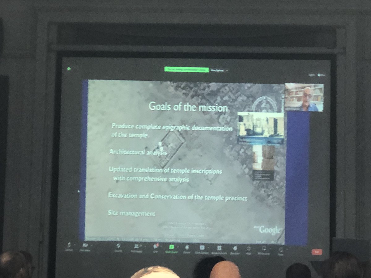 Now an interested talk Uncovering Abydos conference  <a href="/TheEES/">The Egypt Exploration Society</a> by the Keynote Speaker Dr Sameh Iskander (Director of NYU-ISAW Mission).