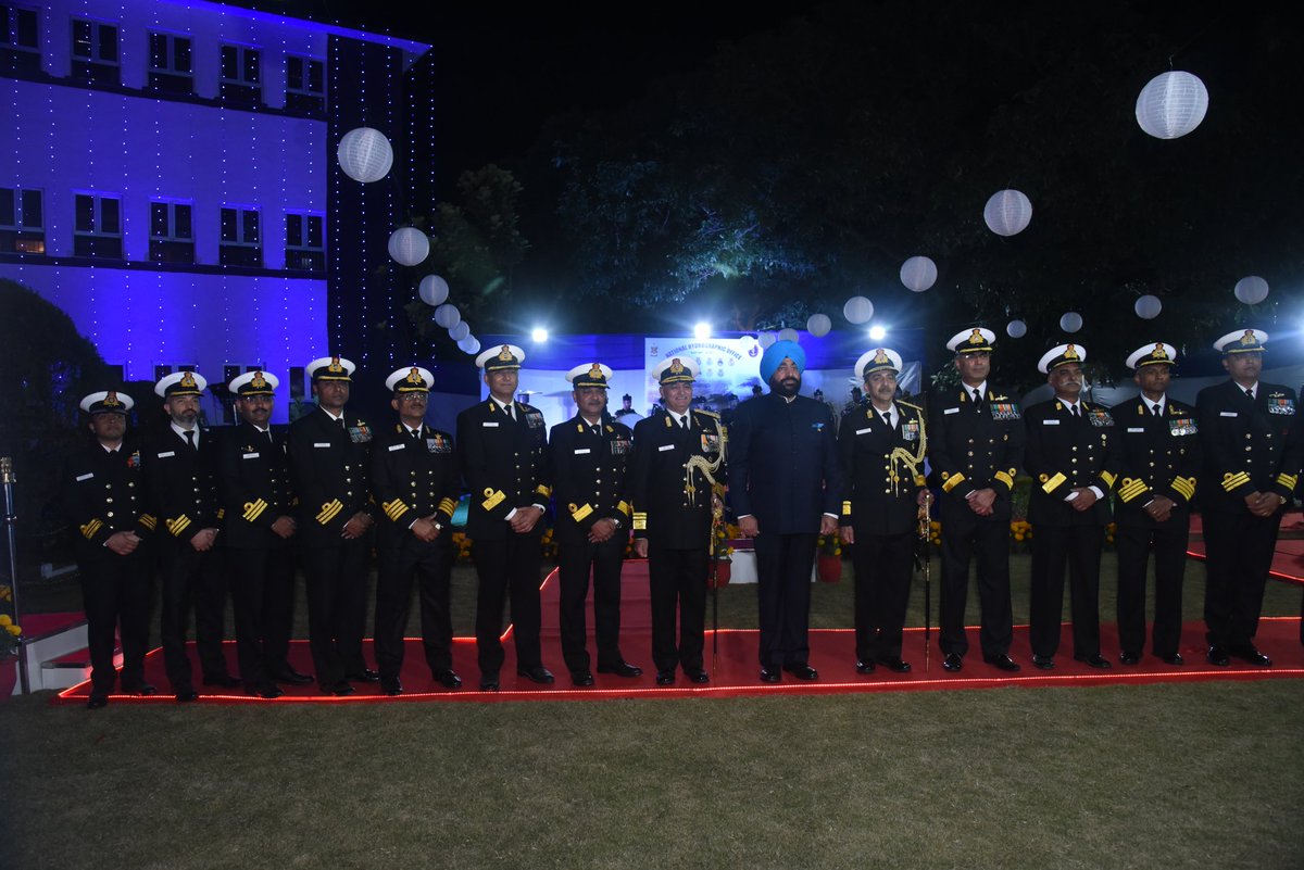 indiannavy's tweet image. #NavyWeek2023 celebrations culminated with 'At Home' function at National Hydrographic Office, #Dehradun on #04Dec 23. The Hon'ble Governor of Uttarakhand, @LtGenGurmit Singh (Retd) was the Chief Guest for the function &amp;amp; released a bilingual navigational chart.
#NavyDay2023