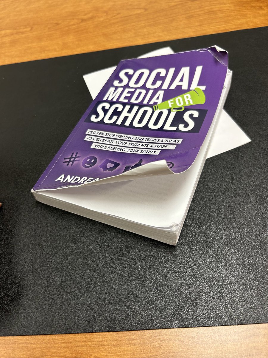 Ordering a new copy today ⁦<a href="/andreagribble/">𝑨𝒏𝒅𝒓𝒆𝒂 𝑮𝒓𝒊𝒃𝒃𝒍𝒆</a>⁩, I have worn this copy out! #SchoolSocialMediaBible