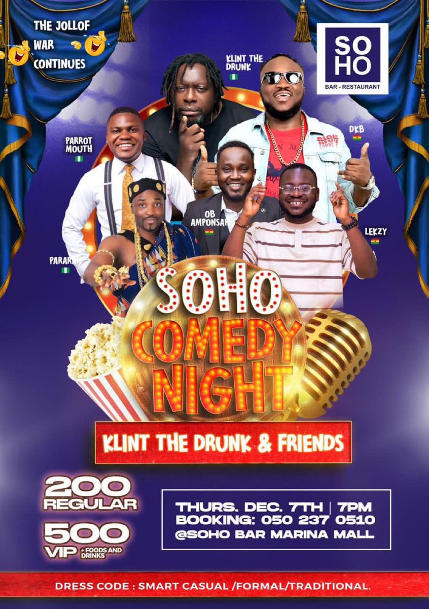 I'm not missing this for anything #TheJollofBattle