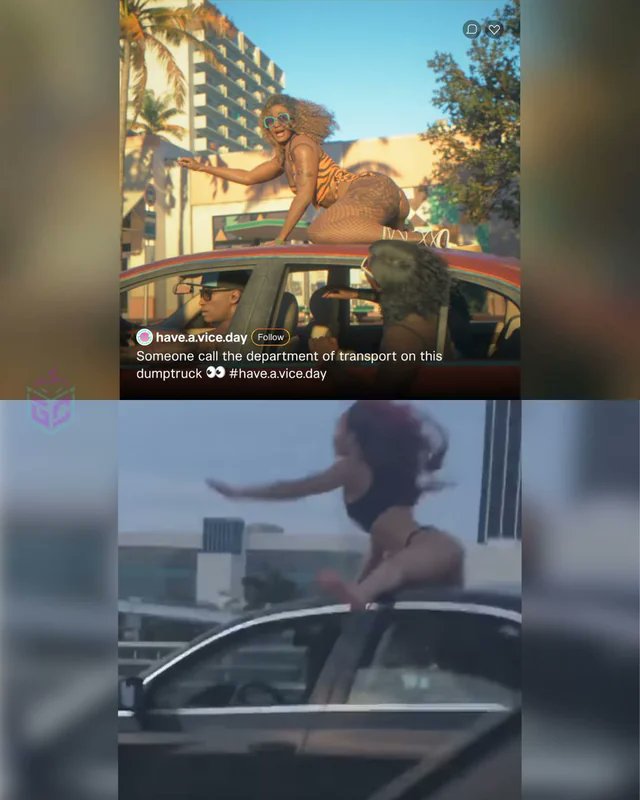 screentime's tweet photo. The #GTA6 trailer features real life Florida viral moments https://t.co/XX894V9lB9