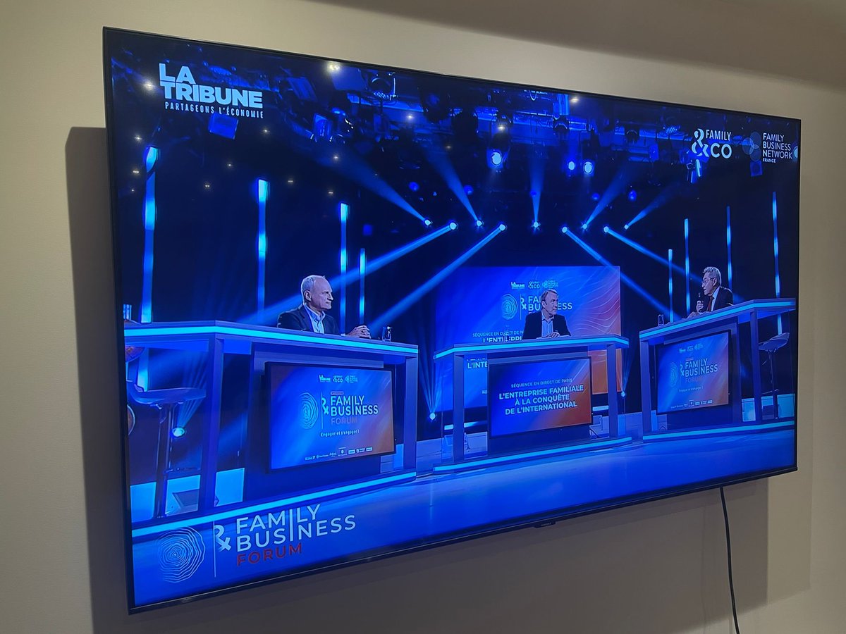 [EVENEMENT] 🚀 Ouverture du #FamilyandBusinessForum 2023 par @LaTribuneEvents !
🤝 En partenariat avec <a href="/implid_groupe/">implid</a>

⏱️ Intervention de notre PDG, Jean-Loup Rogé, en direct de Lyon, à suivre à 16h50.