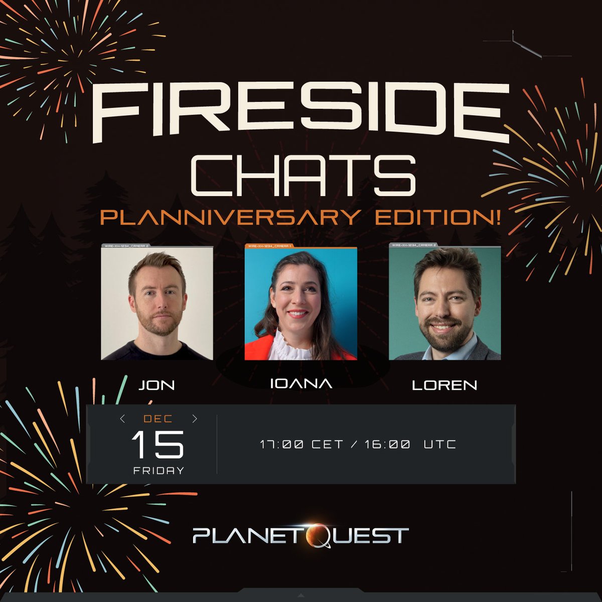 JoinPlanetQuest's tweet photo. Celebrate our #Planniversary with us! 🚀

Tune in to Discord on our second birthday for an exclusive fireside chat event with all three founders! They’ll discuss milestones, latest developments, exciting updates and everything about the future of PQ 🚀 https://t.co/iH1K8WxWov