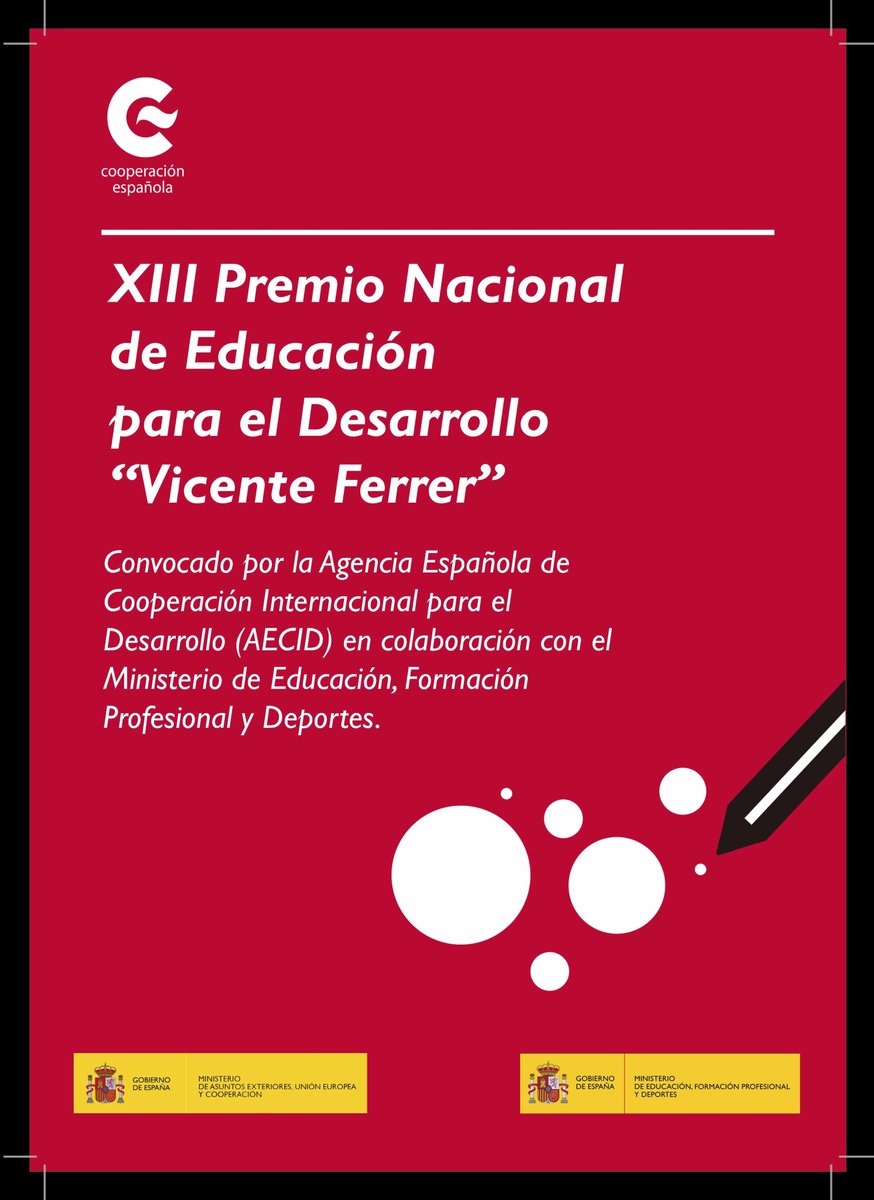 Centros ganadores del XIII Premio Nacional de Educación para el Desarrollo Vicente Ferrer  docentesparaeldesarrollo.blogspot.com/2023/12/centro… #CiudadaníaGlobal #ODS