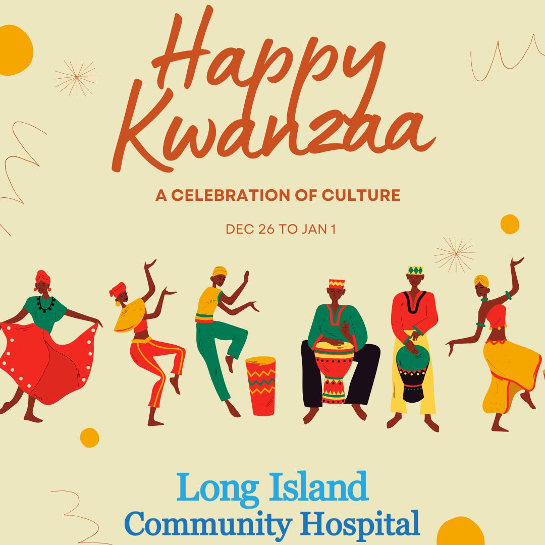 LICommHospital's tweet photo. A celebration of culture. 𝐇𝐚𝐩𝐩𝐲 𝐊𝐰𝐚𝐧𝐳𝐚𝐚 𝟐𝟎𝟐𝟑! https://t.co/N33V9HA6QR