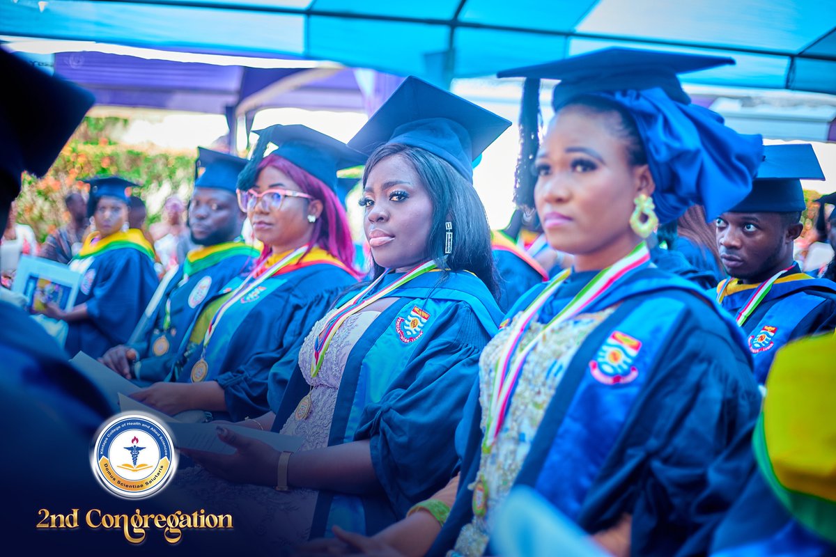 KlintapsCollege's tweet photo. Celebrating success and commitment to healthcare excellence! ๐โจ Klintaps College of Health and Allied Sciences proudly presents moments from our second congregation. ๐๐ฉโโ๏ธ๐จโโ๏ธ #KCoHAS #Graduation #HealthcareHeroes #2ndcongregation https://t.co/n0KA2RMjMu