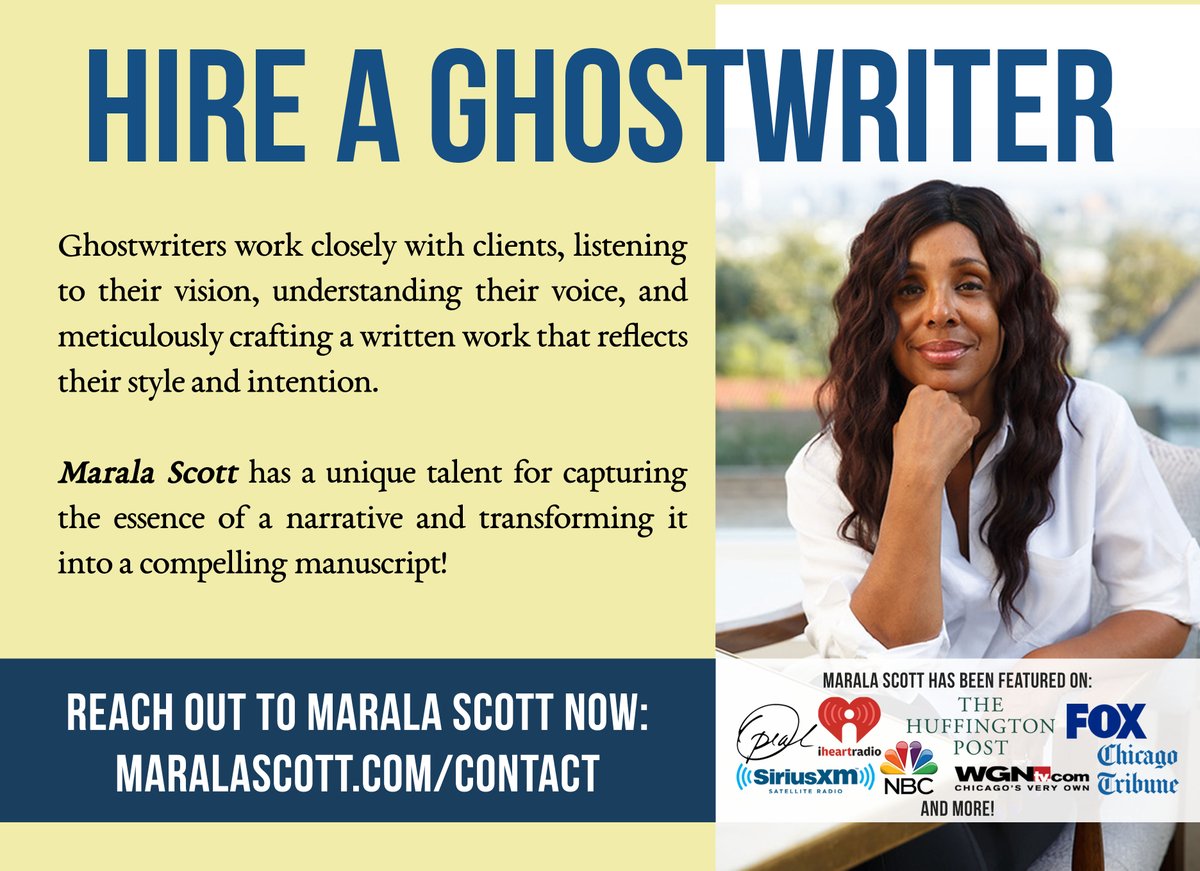 Your story deserves to be heard! Visit Maralascott.com to get the #ghostwriting process started! #writer #ghostwriter #inspiration #motivation