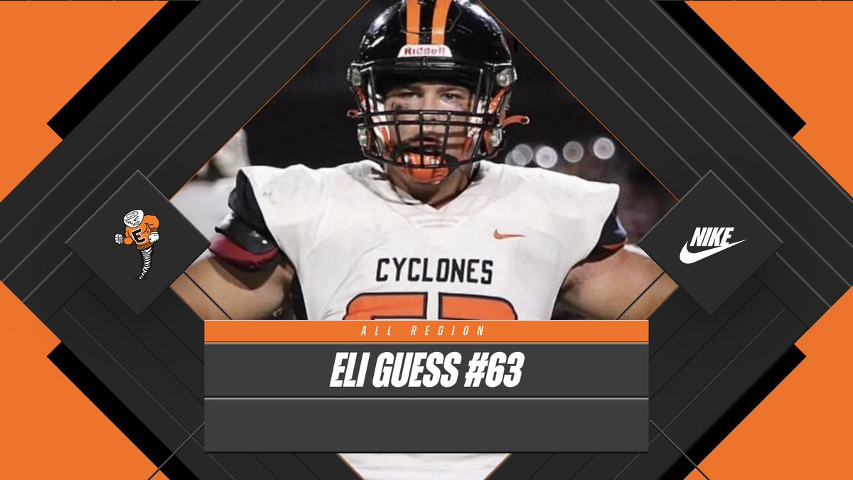 Cyclonefootbal1's tweet photo. ALL REGION 2023: ELI GUESS #63
#CHAS1NG BEST https://t.co/gJpYYly7ps