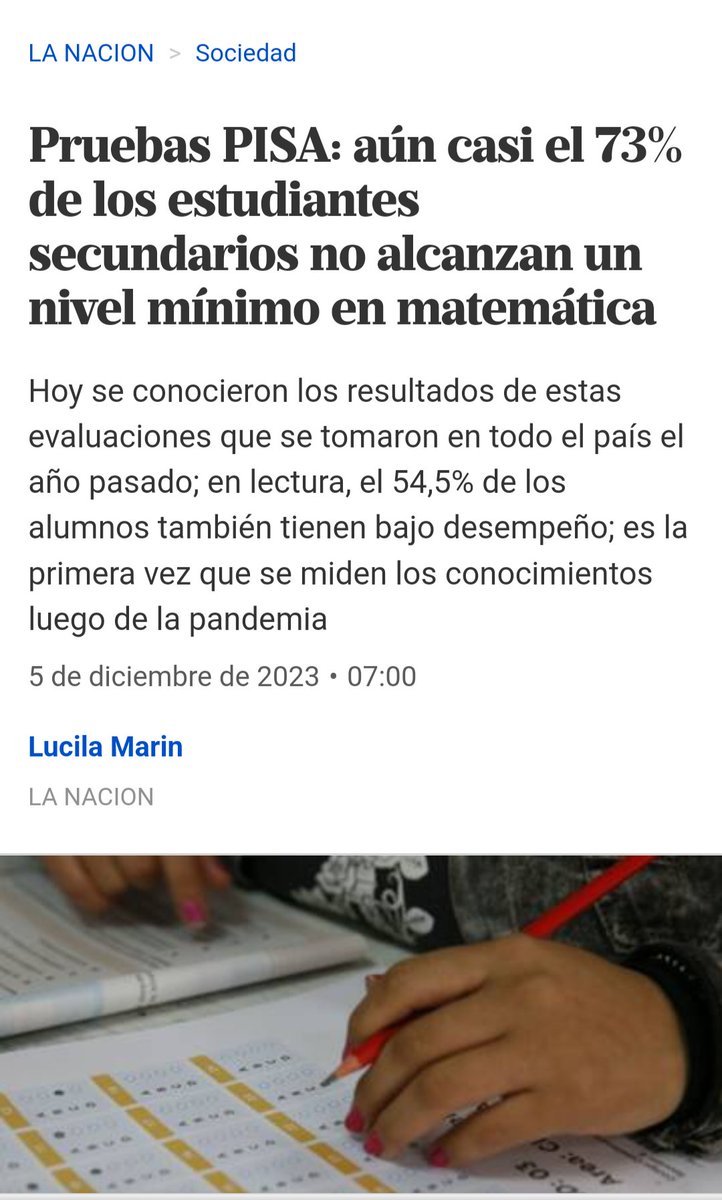 Pedrodemarch's tweet photo. Resultado de una ausencia total de políticas de estado.
#TragediaEducativa https://t.co/V7p7vfqURL