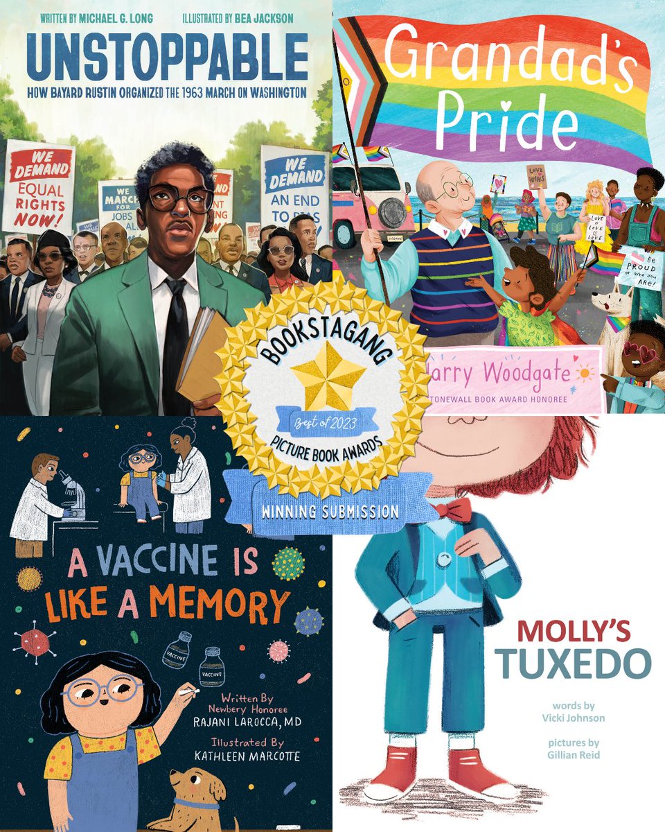 littlebeebooks's tweet photo. We are so honored to have multiple titles included in this year's Bookstagang #Bestof2023Awards! Thank you to all of the wonderful reviewers who read over 600 titles, and congratulations to the amazing authors and illustrators who worked to make this happen!

#BeeAReader🐝 https://t.co/cECKmSGVzQ