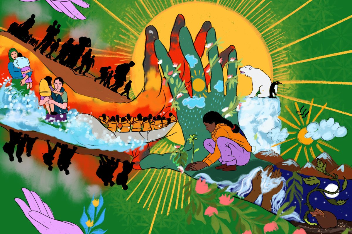 🚨As #COP28 unfolds, 85 climate &amp; migrant justice orgs demand UK Leaders take global action to keep communities safe from climate impacts and protected when they need to move.

🌎Climate change has no borders: climatejustice.uk/migrantjustice…