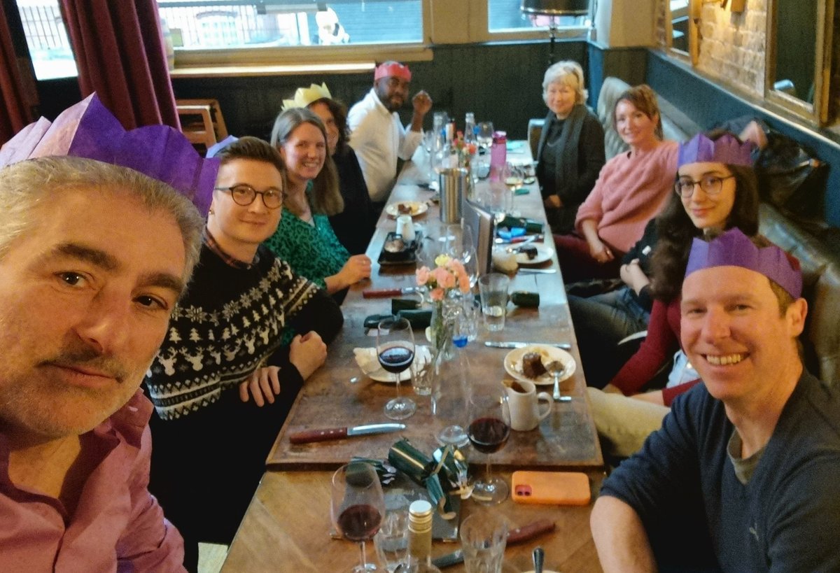 BinaryPJ's tweet image. Christmas lunch with the wonderful RAF digital team @royalairforce