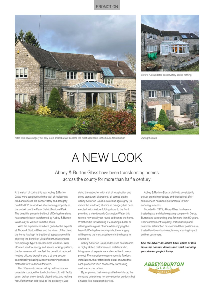 Another stunning installation by Abbey &amp; Burton Glass.!