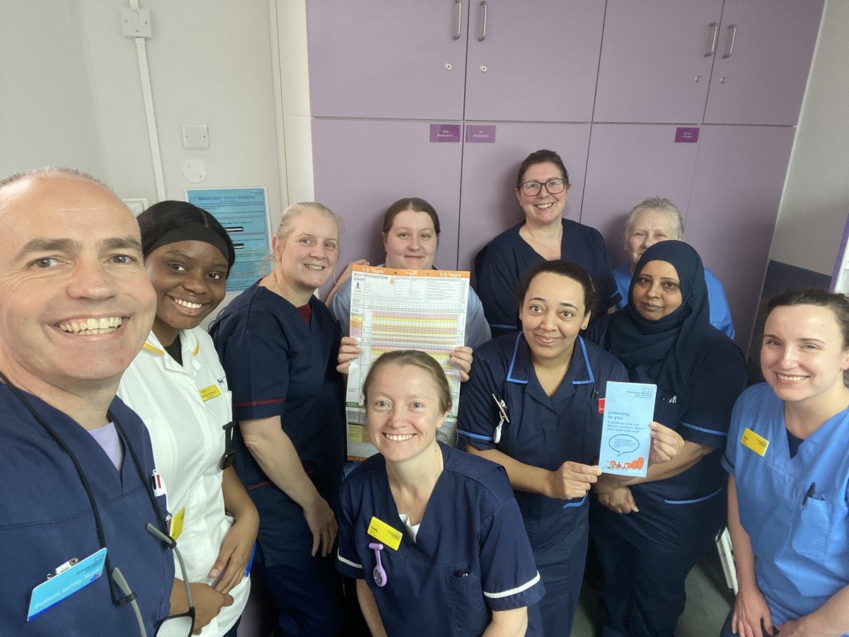 Parent inclusion in PEWS sessions continue - today Ward 12 we’re pulling out the stops to attend ❤️ Thank you @KelJone40224869 for your outstanding support! @Amber_Moreton21 @muriam_ahmed @ClaireDepDDQN @daljitathwal @bexster6