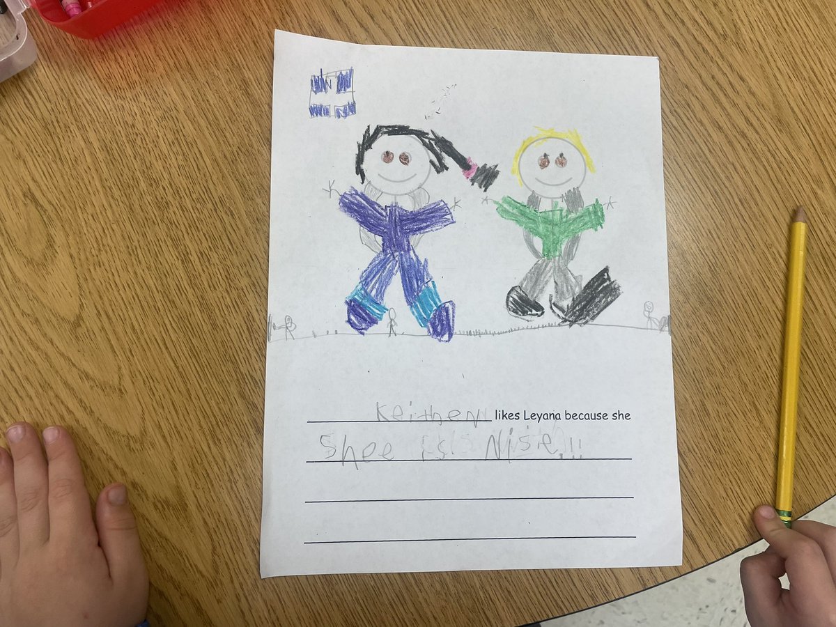 I am peacock proud of the amazing writing that is happening in Mrs. Buckley’s kindergarten class!!@EthridgeES