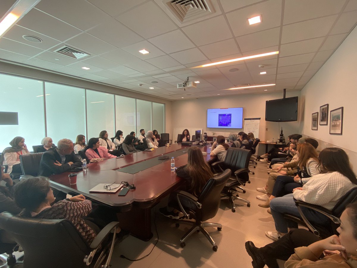 AubmcPsychiatry's tweet photo. Grateful for Ms. Joumana Ammar's enlightening lectures on #eatingdisorders, delving into Family-Based Therapy and #CBTE. A valuable exploration of diagnosis and management. 🧠 https://t.co/OJpYgS9COd