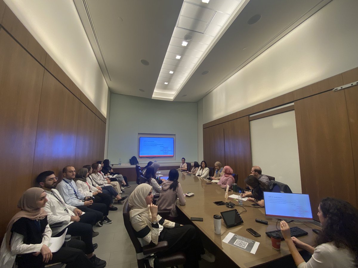 AubmcPsychiatry's tweet photo. Grateful for Ms. Joumana Ammar's enlightening lectures on #eatingdisorders, delving into Family-Based Therapy and #CBTE. A valuable exploration of diagnosis and management. 🧠 https://t.co/OJpYgS9COd