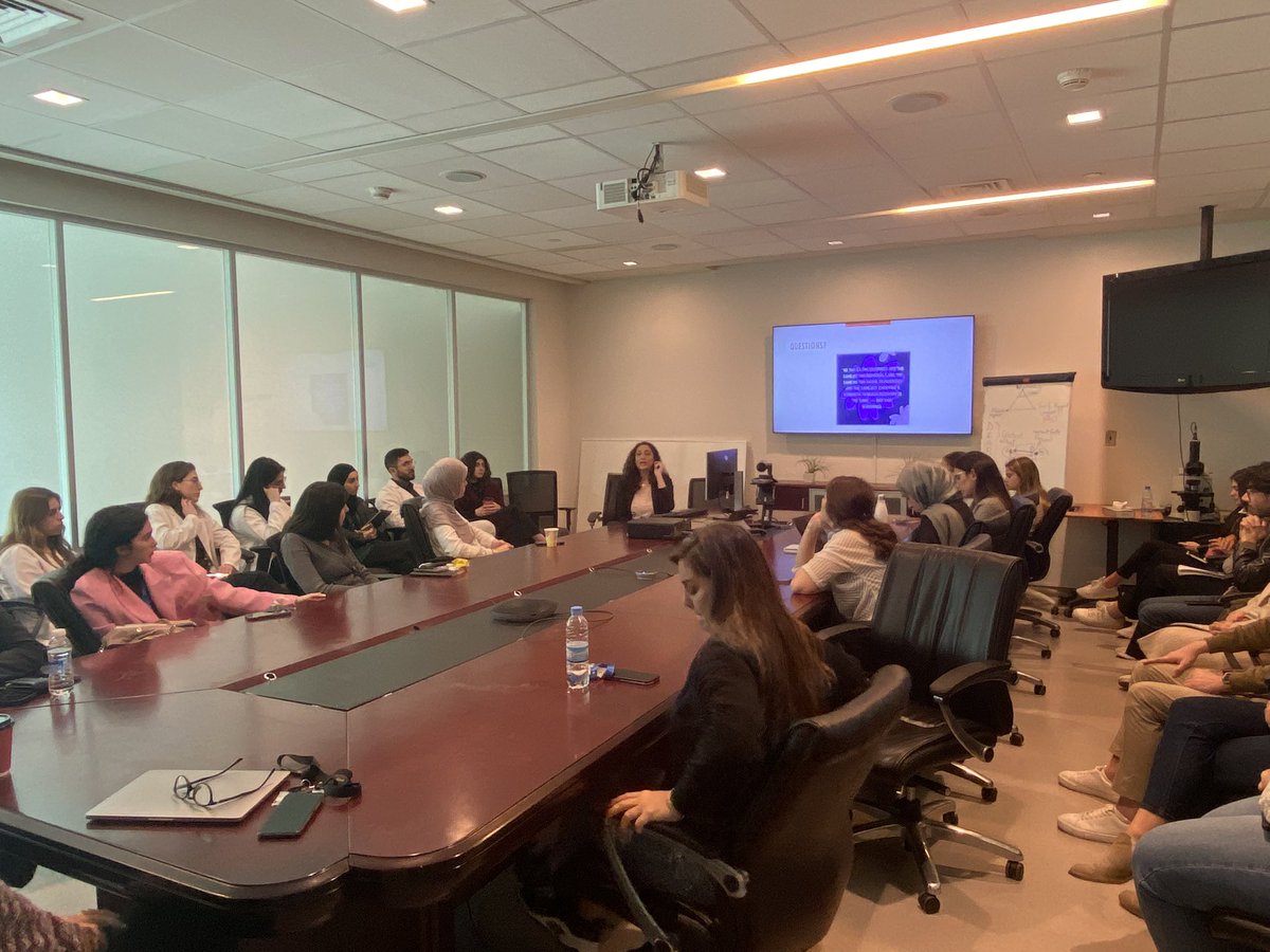 AubmcPsychiatry's tweet photo. Grateful for Ms. Joumana Ammar's enlightening lectures on #eatingdisorders, delving into Family-Based Therapy and #CBTE. A valuable exploration of diagnosis and management. 🧠 https://t.co/OJpYgS9COd