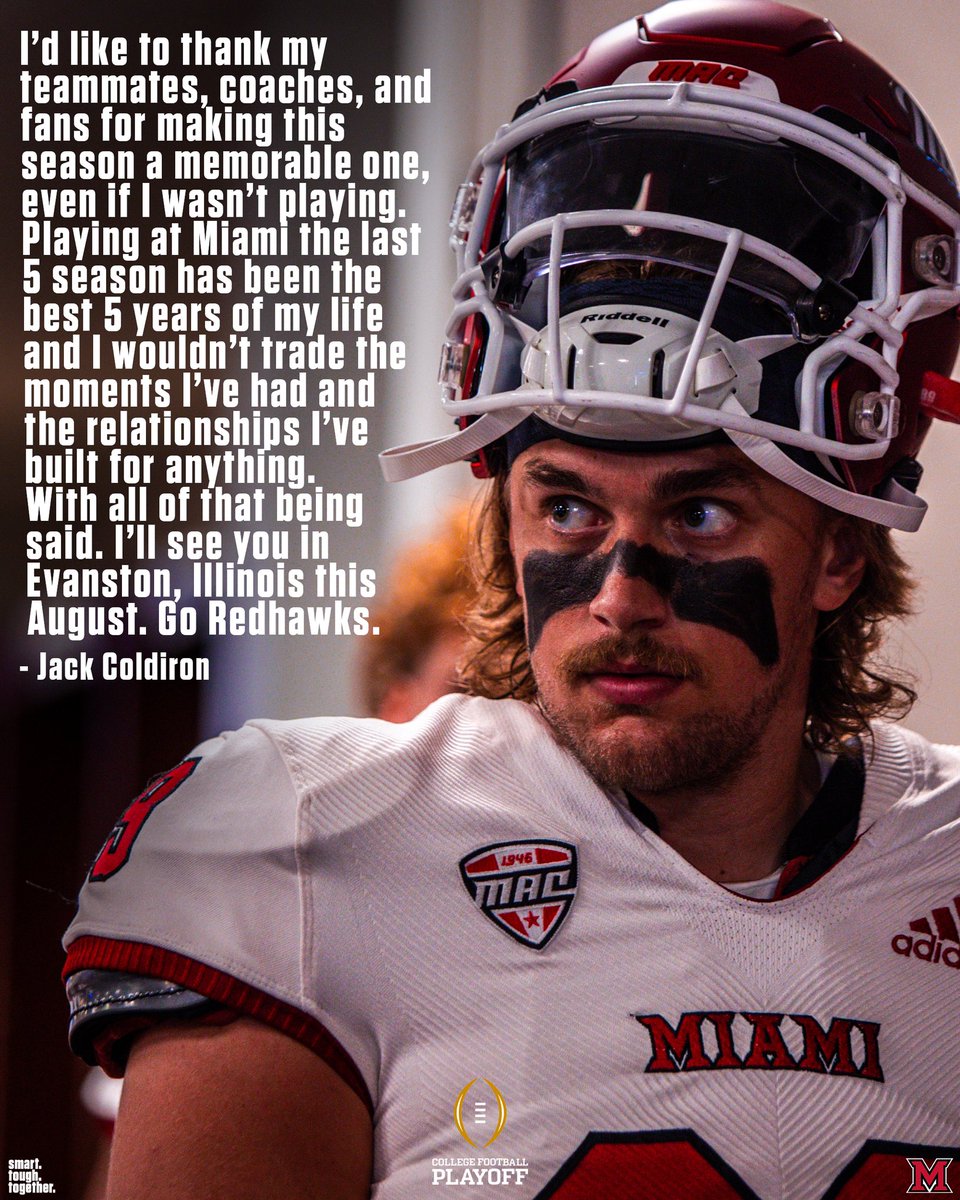 MiamiOHFootball's tweet photo. Jack is back.

Running it back for 2024😤 https://t.co/fpUZfipu7W