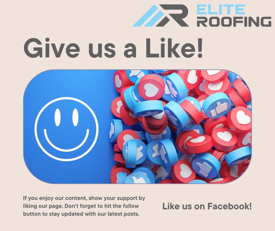 🌟 Show us some love and hit that like button, because we're all about roofing that takes you to new heights! 🏠✨ Don't miss out on our epic content, hit that follow button and let us take you on the most spectacular rooftop adventures! 🚀🔥 #GiveUsALike #ShowYourSupport