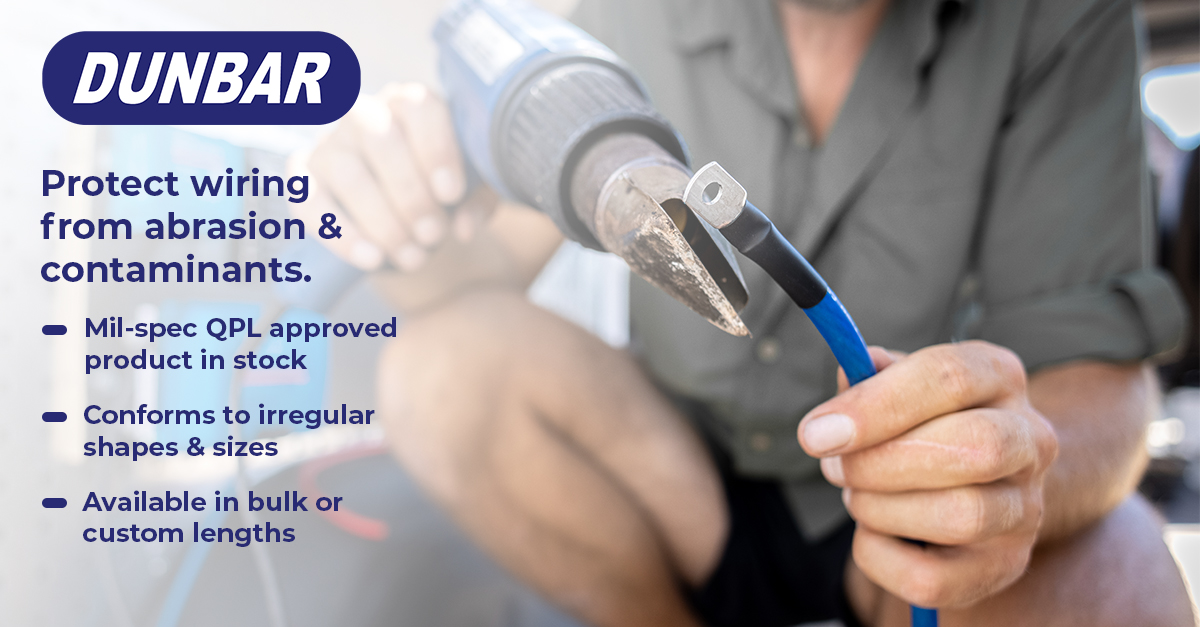 Heat shrink tubing is a versatile product that insulates and protects wiring from moisture, dust, and other contaminants. Available from IEWC in either bulk or cut-to-length sizes, Dunbar heat shrink tubing is available today: iewc.info/3T2340z
*Sponsored by Dunbar
