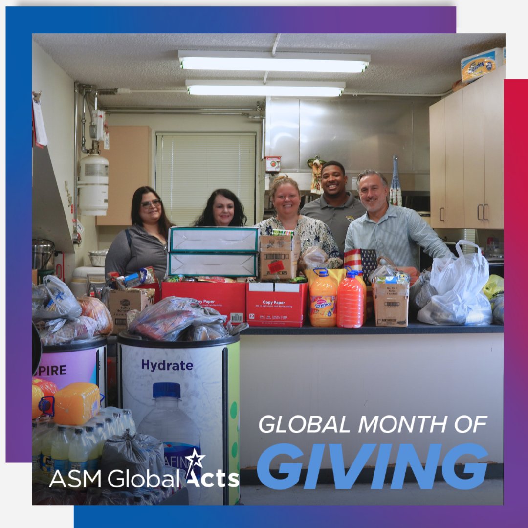 Worldwide team members are celebrating @ASMGloballive Month of Giving. Now through Dec.15, we’re giving back to our community in a big way. We are elated to announce our partnership with Bridge The Gap. 

#ASMGlobalActs #ASMGlobalMonthofGiving 

Website:brnw.ch/21wF2wE