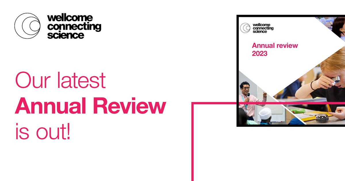 Wellcome Connecting Science (@connectingsci) on Twitter photo What have we been up to over the past year?
Find out in our new Annual Review, with articles from across our <a href="/eventsWCS/">Wellcome Connecting Science Learning and Training</a> <a href="/engageWCS/">Wellcome Connecting Science Engagement and Society</a> and <a href="/HinxtonHall/">Hinxton Hall Conference Centre</a> teams; and featuring many of our <a href="/sangerinstitute/">Wellcome Sanger Institute</a> colleagues too!
wellcomeconnectingscience.org/news/annual-re… What have we been up to over the past year?
Find out in our new Annual Review, with articles from across our <a href="/eventsWCS/">Wellcome Connecting Science Learning and Training</a> <a href="/engageWCS/">Wellcome Connecting Science Engagement and Society</a> and <a href="/HinxtonHall/">Hinxton Hall Conference Centre</a> teams; and featuring many of our <a href="/sangerinstitute/">Wellcome Sanger Institute</a> colleagues too!
wellcomeconnectingscience.org/news/annual-re…