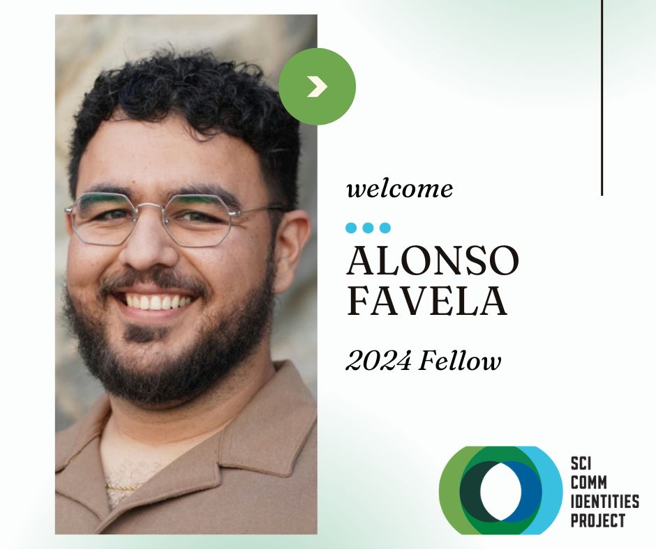 Dr. Alonso Favela is joining the 2024 SCIP Fellowship cohort! Favela researches plants and diverse microbial activities at the University of Arizona. He is dedicated to advancing human sustainability and mitigating ecocide. Read more about his work here: scicommidentities.org/2023/11/16/202…