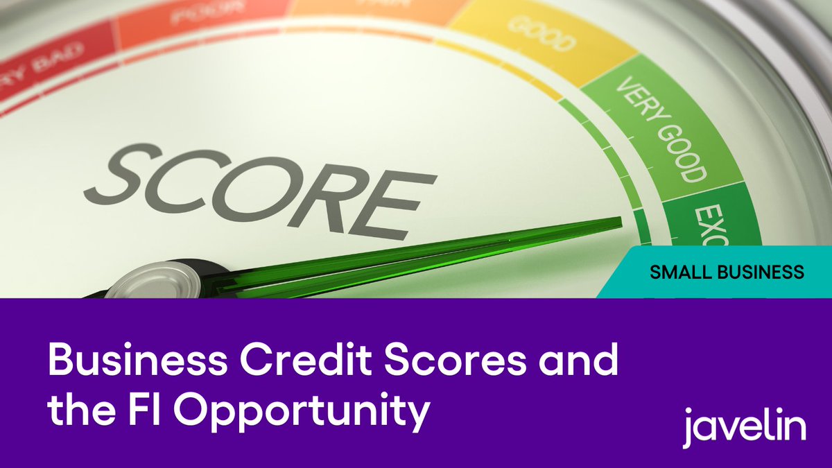 Business credit scores are important components in financial management for small businesses. But credit scores remain underused and misunderstood by business owners. This is a call for banks to step into an advisory role. Read the report: lnkd.in/gc6VQWhM