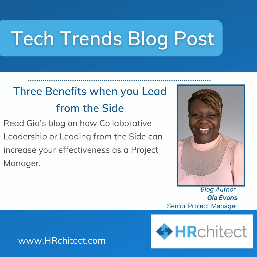 HRchitectNews's tweet image. In today&apos;s Tech Trend Blogs Gia Evans shares the three key benefits of &quot;Leading from the Side.&quot;

#HCM #HCMImplementation #projectmanagement #projectmanager #HRIS #Leadership

ow.ly/F0J450QfeCQ