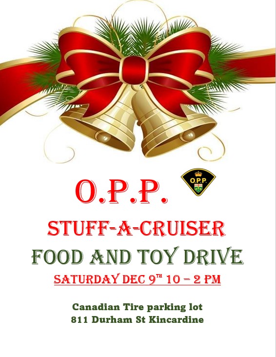 OPP_WR's tweet image. Members of the #SouthBruceOPP along with our #Auxiliary unit members will be at the @Kincardine_ON  #CanadianTire store on Saturday December 9.  All donations will be gratefully accepted and distributed locally.  Please help us to help others.  #community ^km