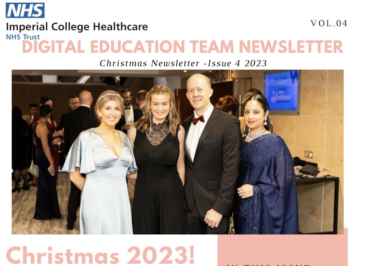 📖 INCOMING 📖 Check your inboxes!! The festive Christmas 🎄 edition of the Digital Education Newsletter is flying to your inboxes! It’s a good one! #digitalnursing #digitaleducation #newletter #nurseeducation #nursing #digitalhealth #cerner
