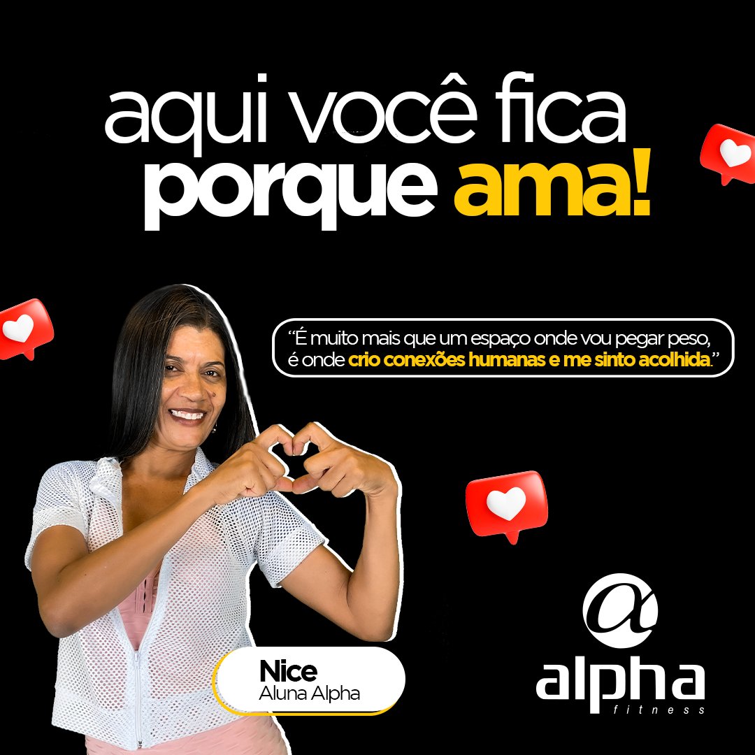 Aqui você fica porque ama!