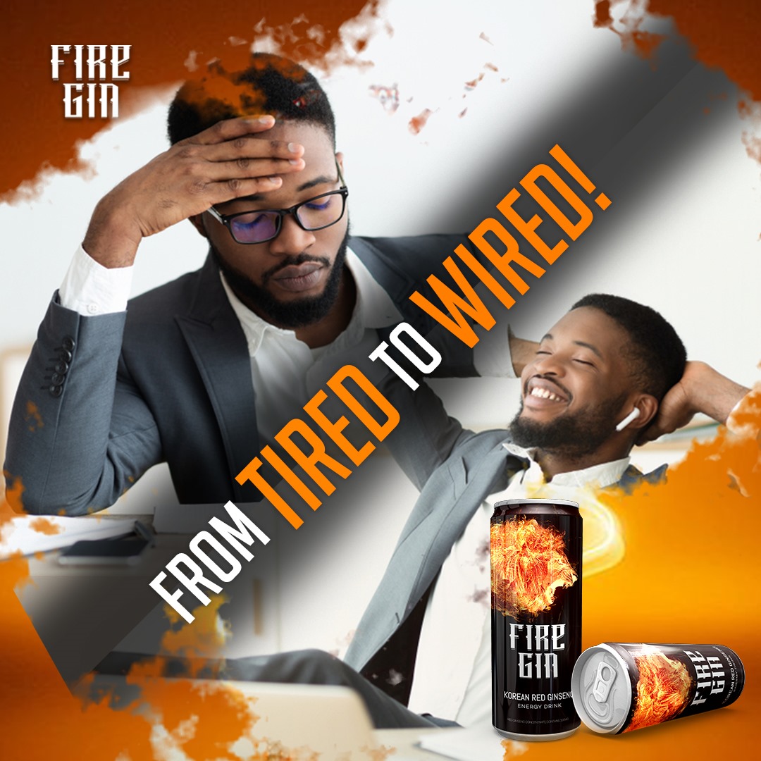 FireginN's tweet photo. From tired to wired! Swipe to witness the instant boost with Firegin. 🔥 
#firegin #fireginnigeria #rejuvenating #refreshing #revitalize #revupyourperformance https://t.co/H2ihwy4vp0